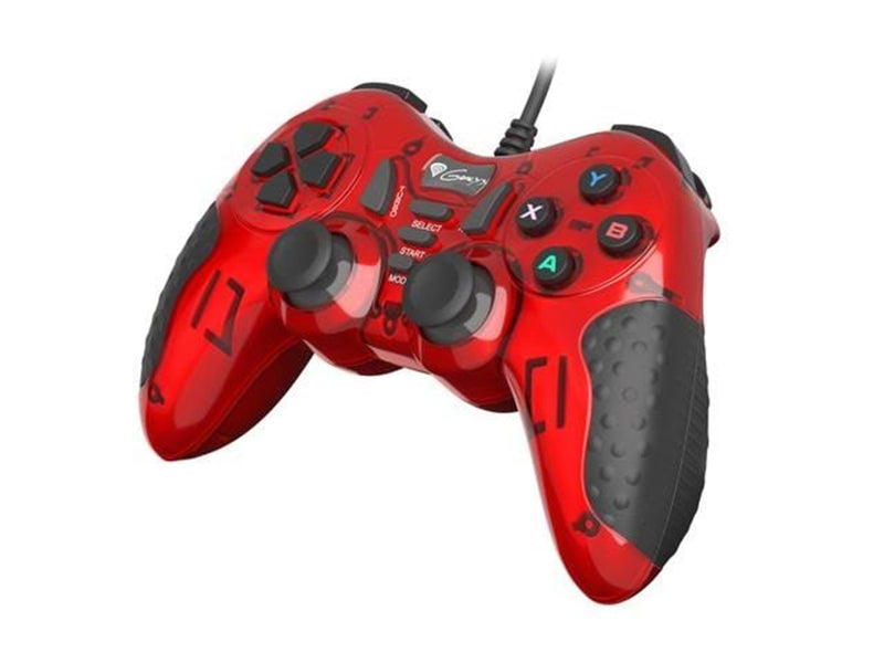 Natec Genesis Mangan 200 - Red - Wired Controller - PC