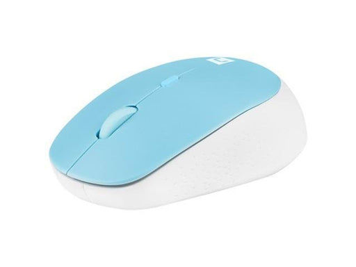 Natec Harrier 2 - mouse - Bluetooth 5.1 - white blue - Maus (Blau)