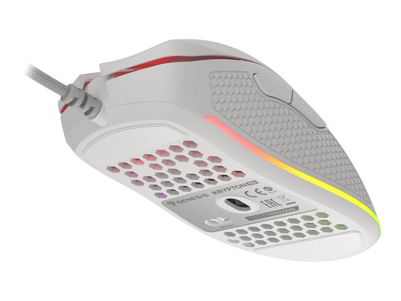 Natec Krypton Series 555 - Maus (Weiß)