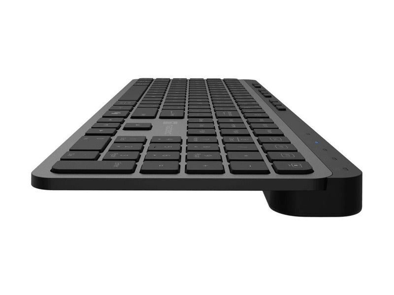 Natec MEDUSA - keyboard full size - QWERTY - US - black grey Input Device - Tastatur - Englisch (US) - Grau