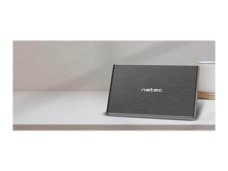 Natec Rhino GO - storage enclosure - SATA 6Gb/s - USB 3.0