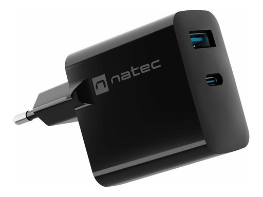 Natec Ribera power adapter - GaN - USB 24 pin USB-C - 65 Watt