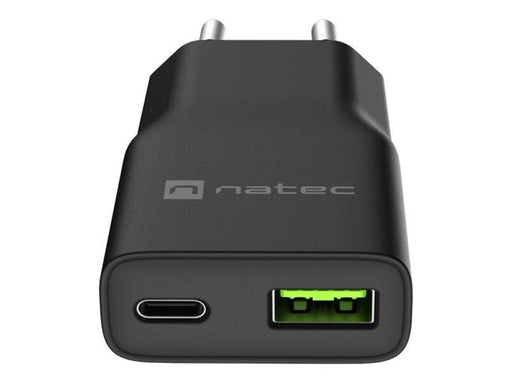 Natec Ribera power adapter - GaN slim - USB USB-C - 20 watt