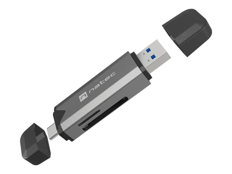 Natec SCARAB 3 - card reader - USB / USB-C 3.2 Gen 1