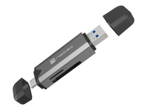Natec SCARAB 3 - card reader - USB / USB-C 3.2 Gen 1