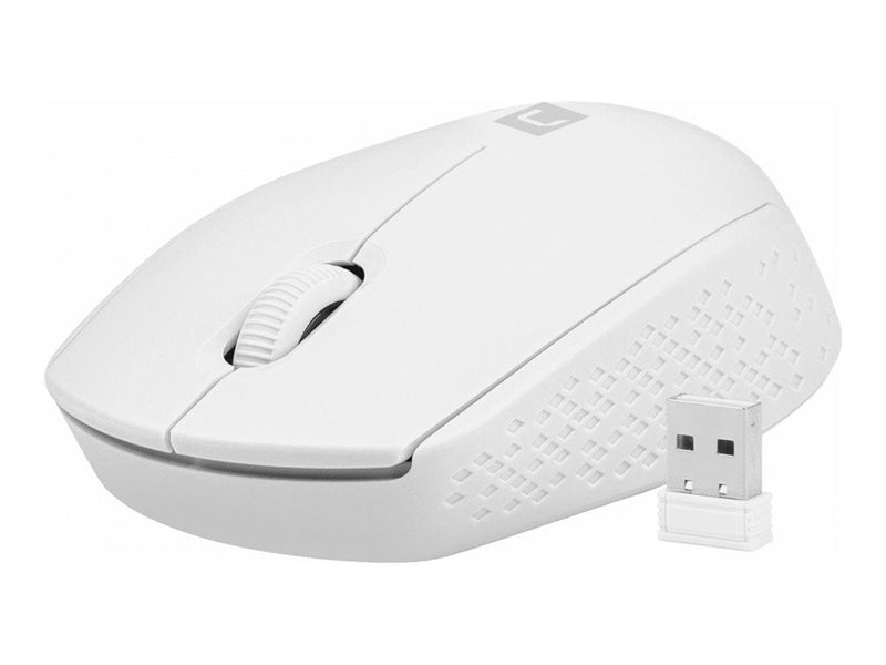 Natec STORK - mouse - 2.4 GHz - white - Maus (Weiß)