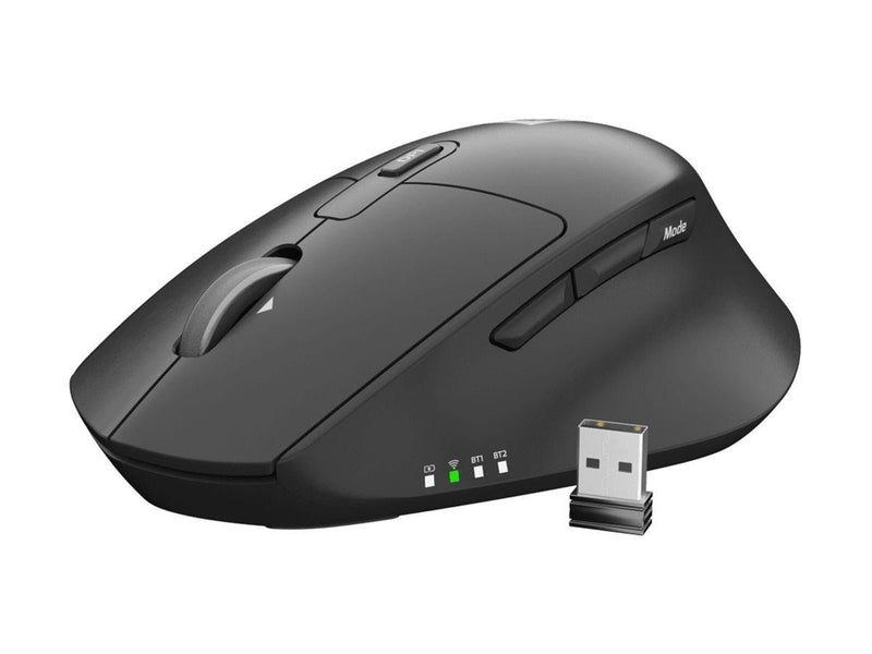 Natec Stingray 2 - keyboard and mouse set full size - QWERTY - US - black Input Device - Tastatur & Maus Set - Englisch (US) - Schwarz