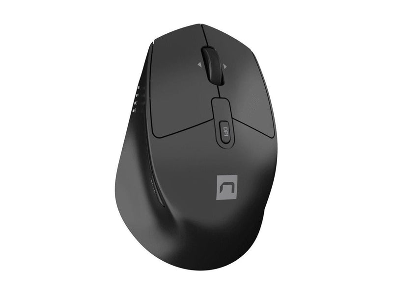 Natec kite - mouse - 2.4 GHz Bluetooth - black - Maus (Schwarz)