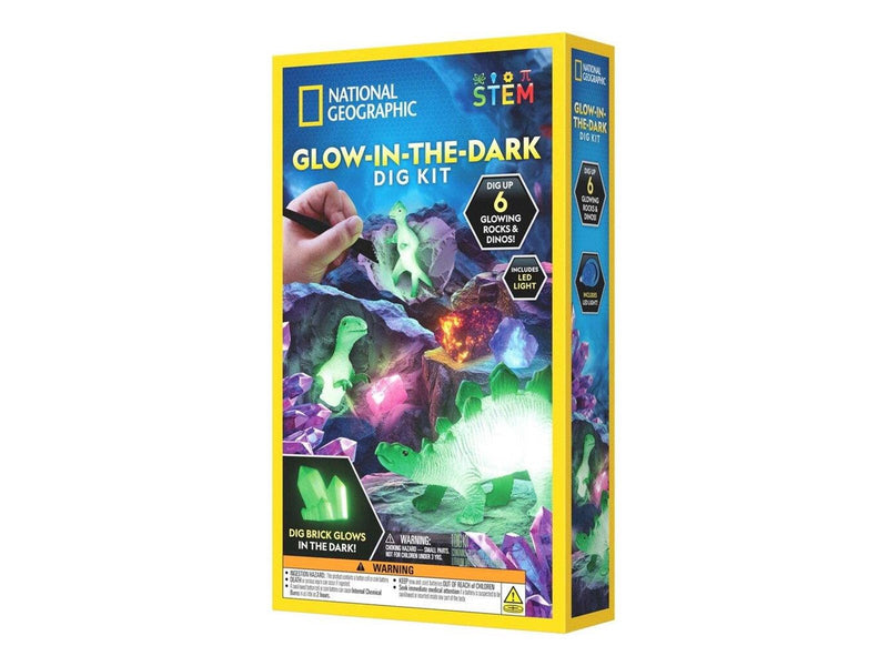 National Geographic Glow In The Dark Dino Dig Kit