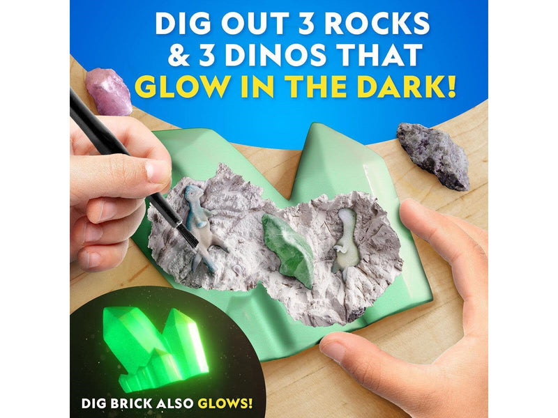 National Geographic Glow In The Dark Dino Dig Kit