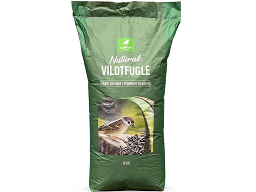 Natural Stribet solsikke - dobbeltrensede 15 kg
