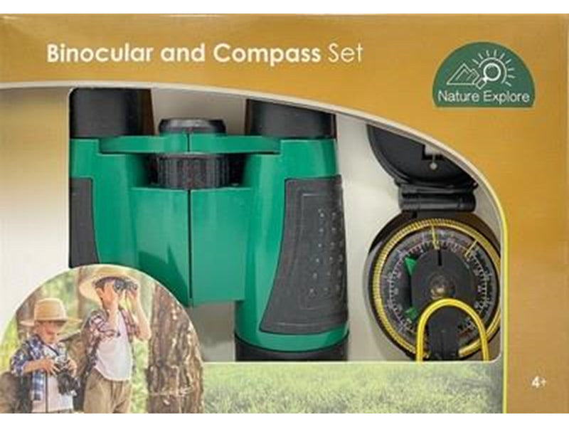 Nature Explorer Binocular and Compass Set