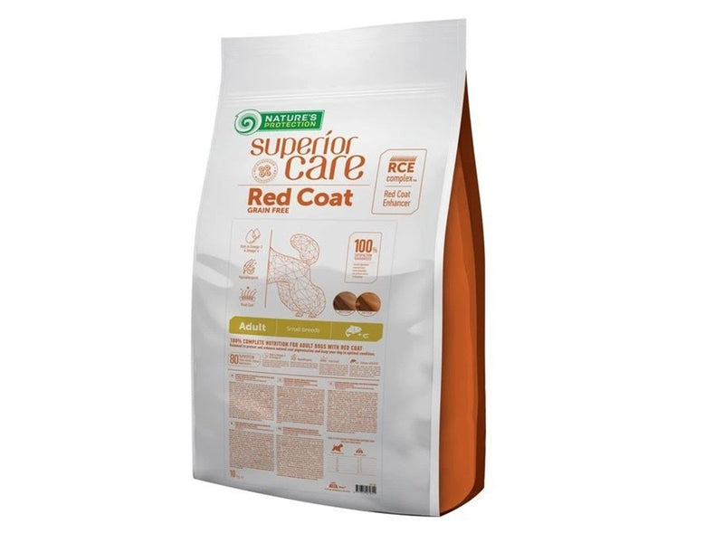 Nature's Protection Superior Care Red Coat Adult Small breed Grain free Salmon - dry dog food - 10kg