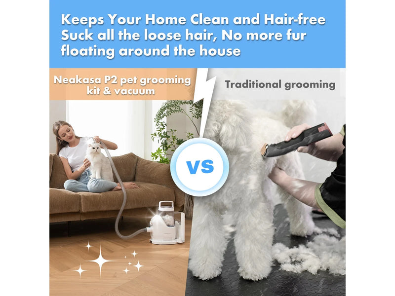 Neakasa EU-NEAKASA P2 PRO PET GROOMING KIT-BLUE&WHITE *DEMO*