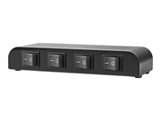Nedis 4-Way Speaker Control Box - audio switch - 4 ports
