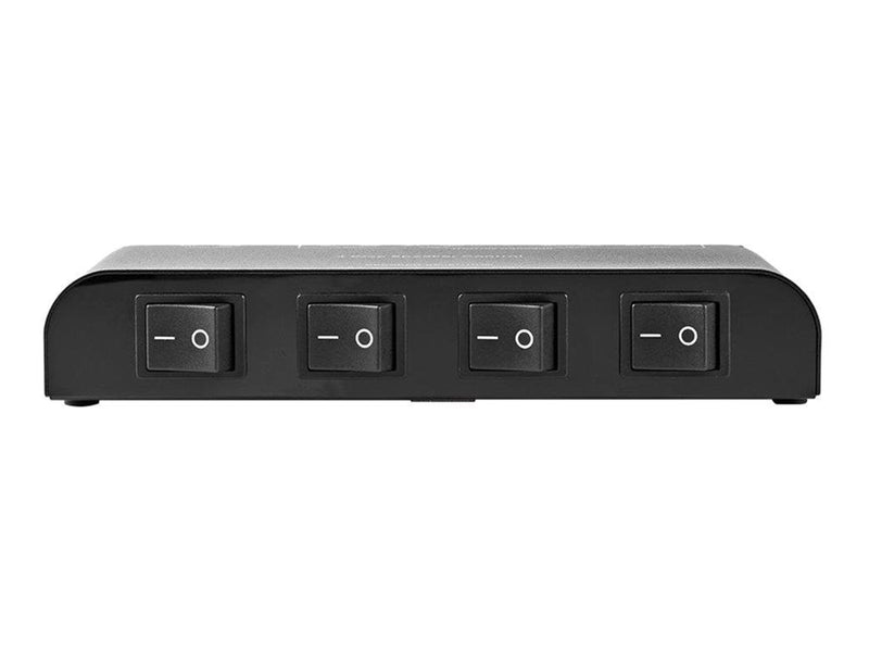 Nedis 4-Way Speaker Control Box - audio switch - 4 ports