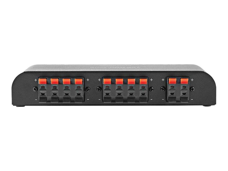Nedis 4-Way Speaker Control Box - audio switch - 4 ports