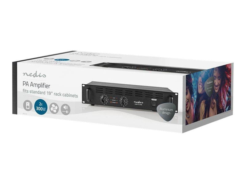Nedis AAMP16120BK - power amplifier - Leistungsverstärker - Schwarz