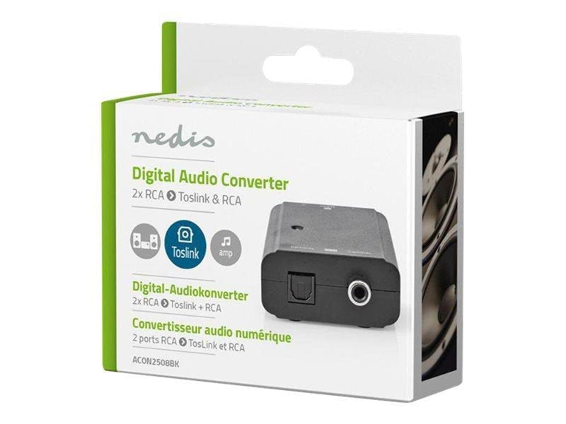 Nedis ACON2508BK - stereo to digital audio converter