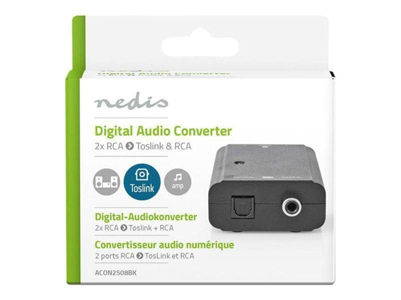 Nedis ACON2508BK - stereo to digital audio converter
