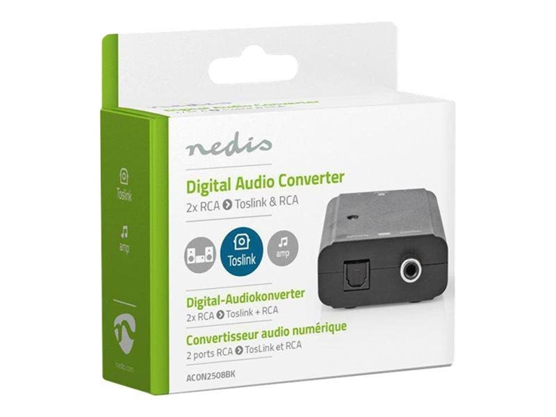 Nedis ACON2508BK - stereo to digital audio converter