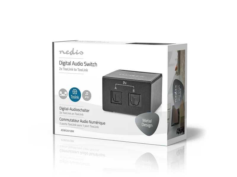 Nedis ASWI2512BK audio switch