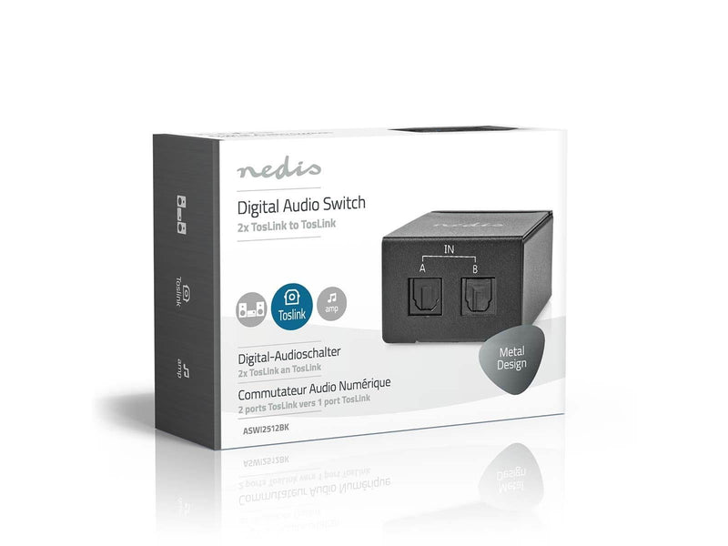 Nedis ASWI2512BK audio switch