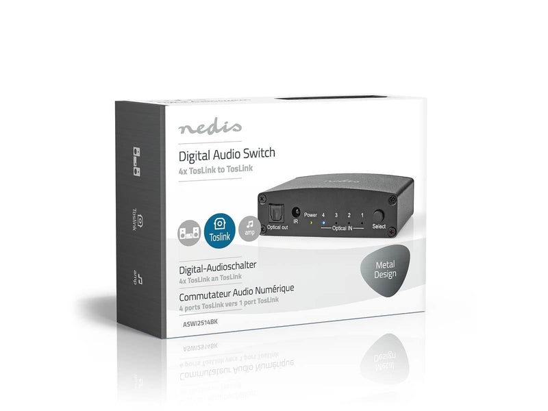 Nedis ASWI2514BK audio switch