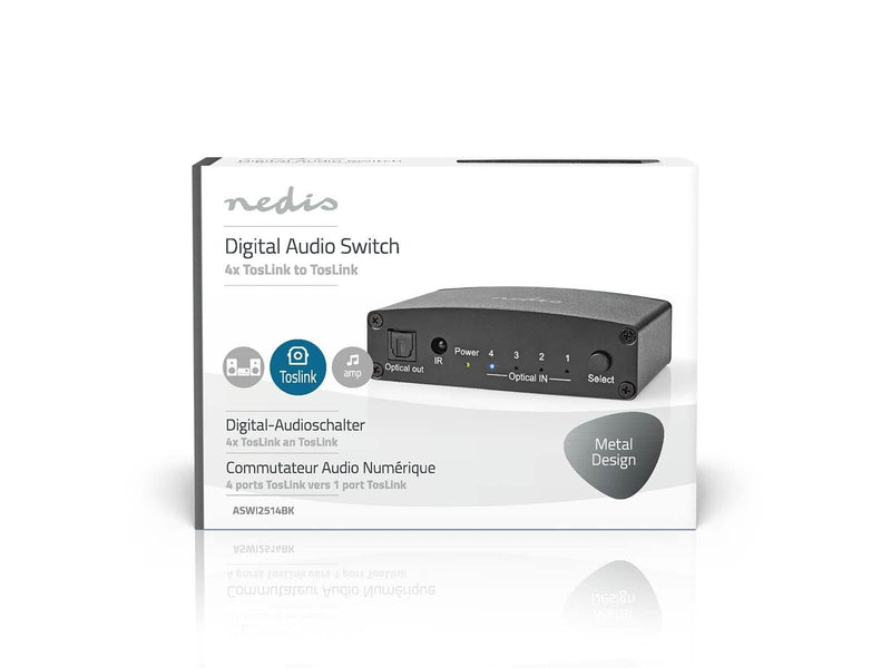 Nedis ASWI2514BK audio switch