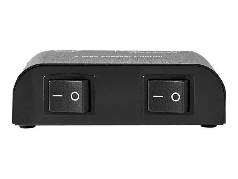 Nedis ASWI2602BK - audio switch - 2 ports