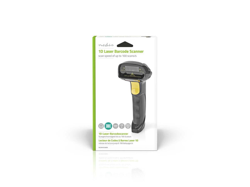 Nedis BSCN1D100BK barcode reader