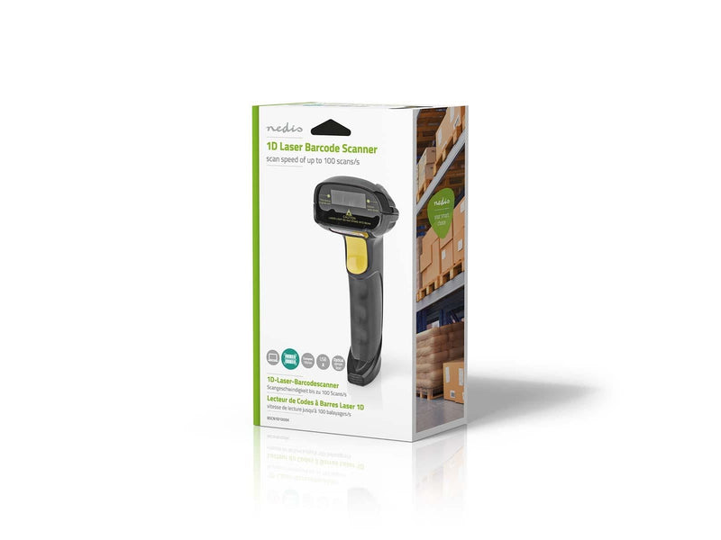 Nedis BSCN1D100BK barcode reader