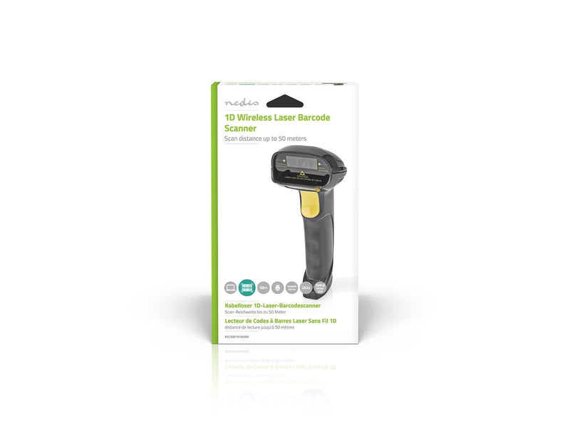 Nedis BSCNW1D100BK barcode reader