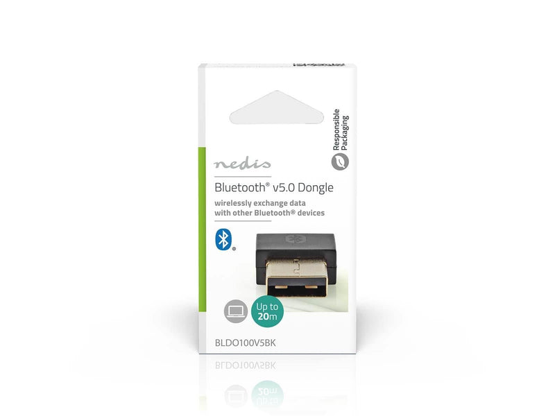 Nedis Bluetooth Dongle BLDO100V5BK Bluetooth 5.1 USB