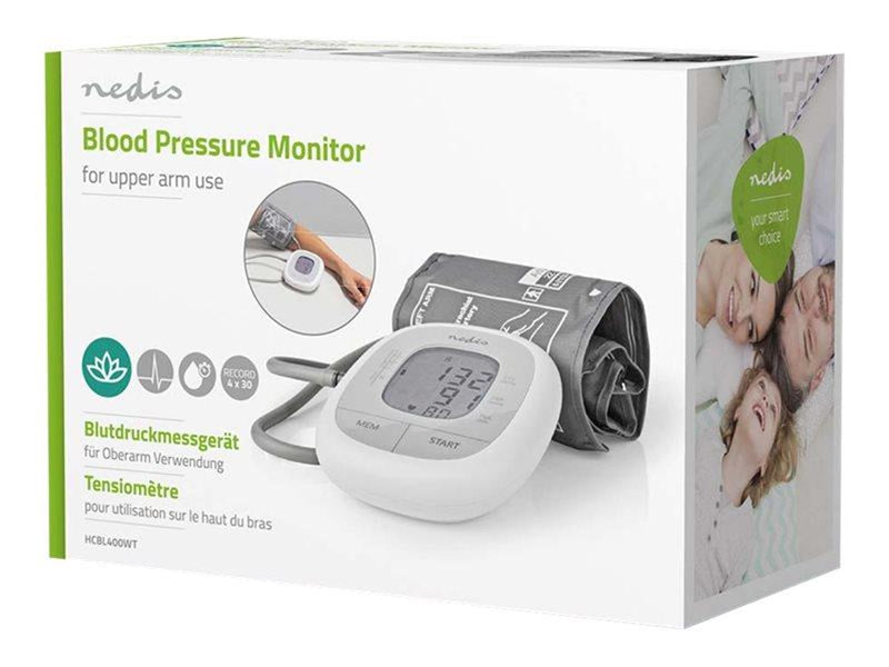 Nedis Blutdruckmessgerät HCBL400WT - blood pressure monitor - white