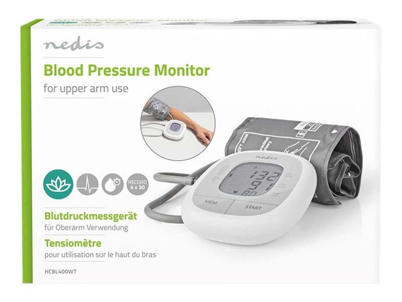 Nedis Blutdruckmessgerät HCBL400WT - blood pressure monitor - white