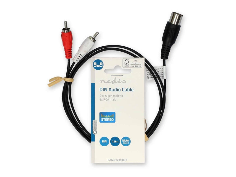 Nedis CAGL20200BK10 audio cable