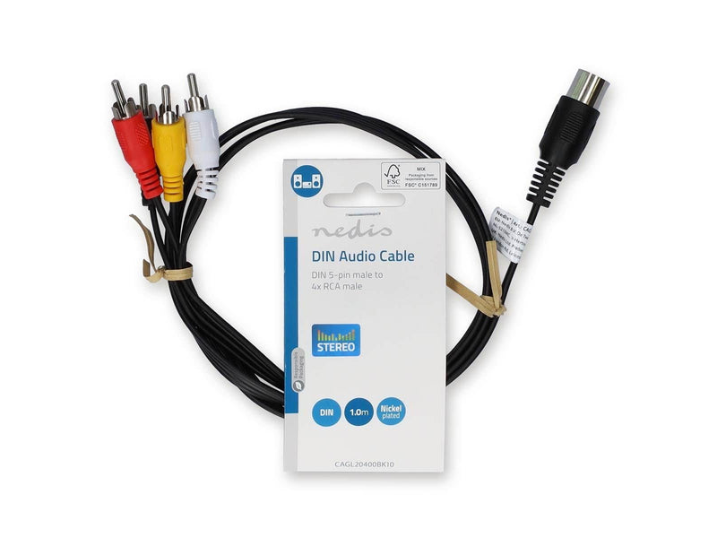 Nedis CAGL20400BK10 audio cable
