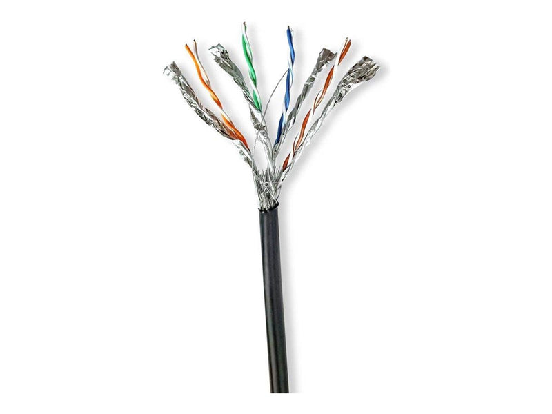 Nedis CCBG8599BK100S networking cable - Schwarz - 100m