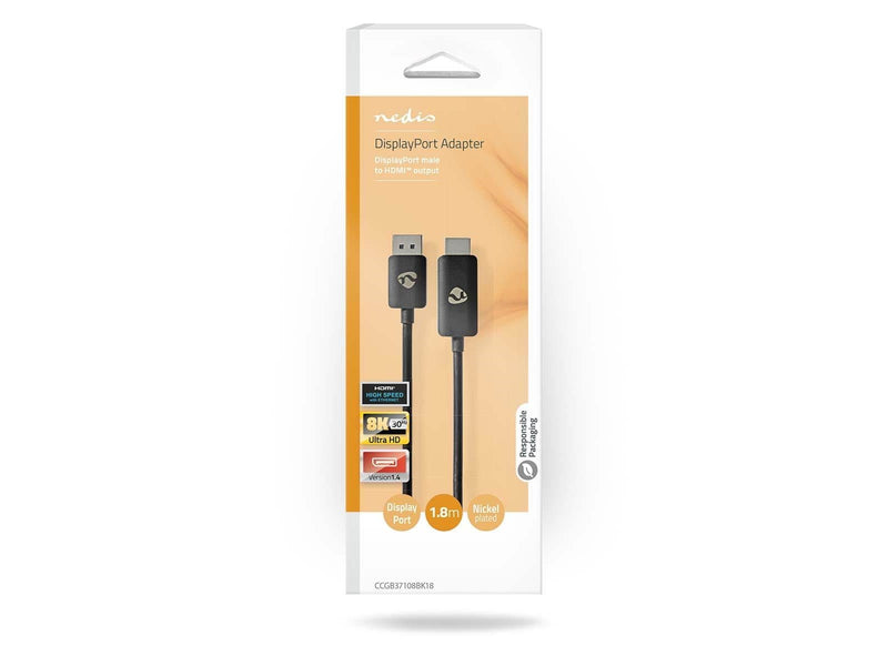Nedis CCGB37108BK18 video cable adapter