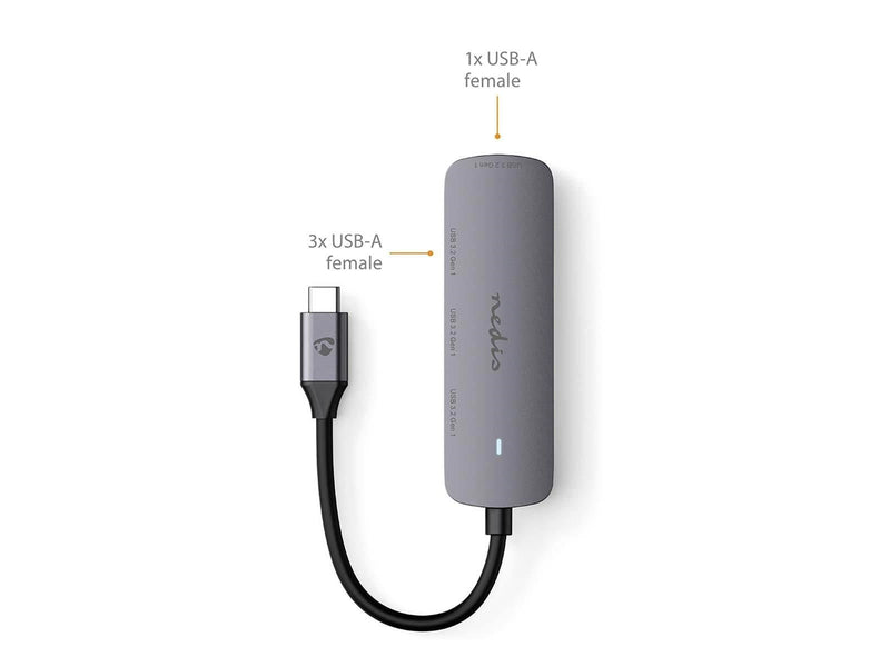 Nedis CCGB64220GY01 interface hub USB-Hubs - USB 3.2