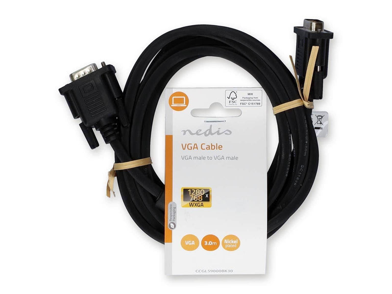 Nedis CCGL59000BK30 VGA cable