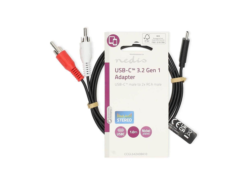 Nedis CCGL64240BK10 audio cable