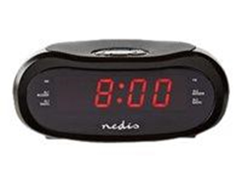 Nedis CLAR001BK - clock radio - AM/FM