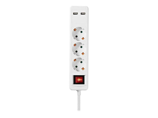 Nedis EXSO315UFSWT - power strip - 3680 Watt