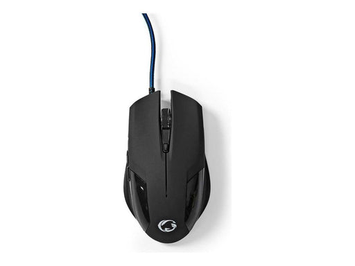 Nedis Gaming - mouse - USB - black - Maus (Schwarz)