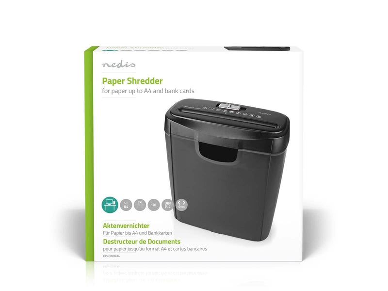 Nedis PASH112BKA4 paper shredder