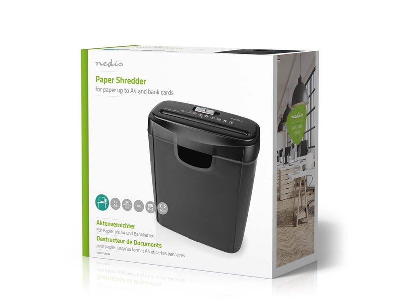 Nedis PASH112BKA4 paper shredder