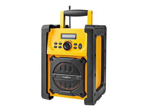 Nedis RDFM3100YW - jobsite radio - Bluetooth - FM - Mono