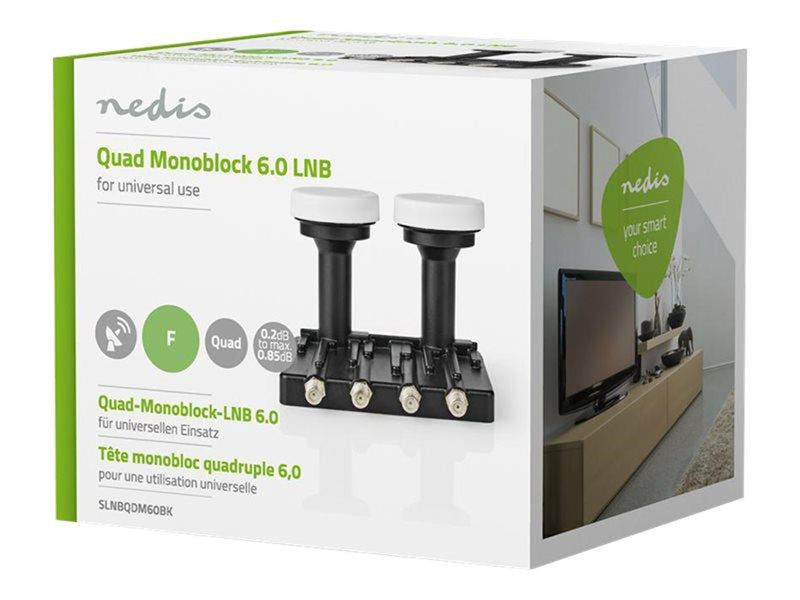 Nedis SLNBQDM60BK - low-noise block converter